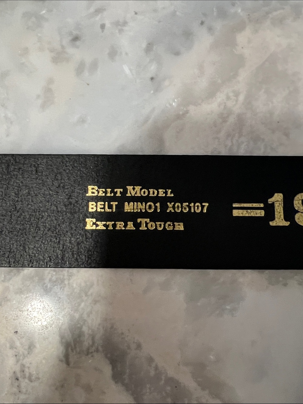NWOT-Diesel Black Leather Belt - Picture 4 of 6